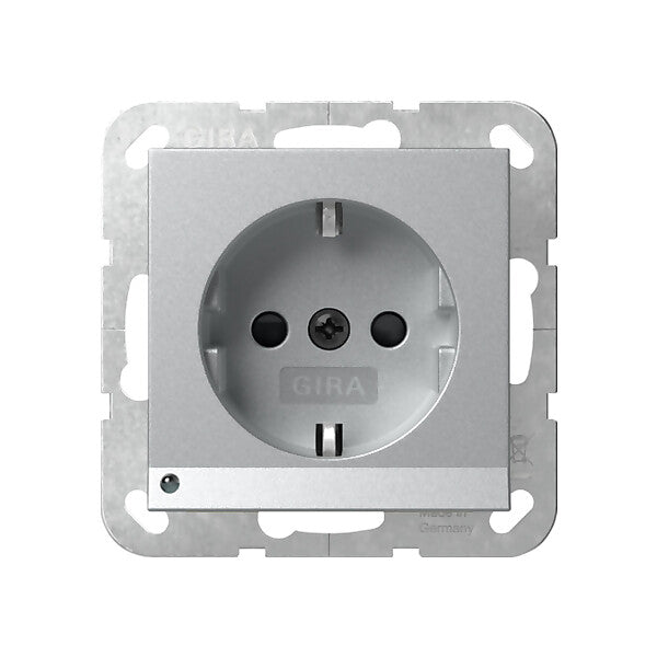 Gira Steckdose LED-Leuchte Alu 417026